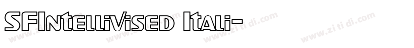 SFIntellivised Itali字体转换